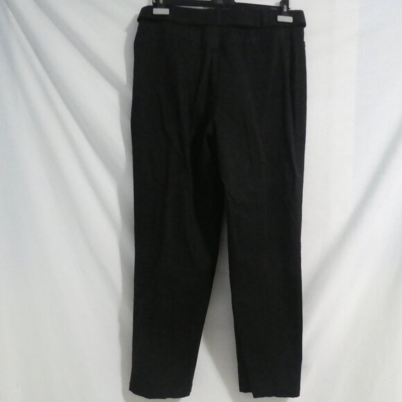 RAFAELLA | size 12 | Casual Black Pants With Matching Belt | NWOT - Picture 2 of 16